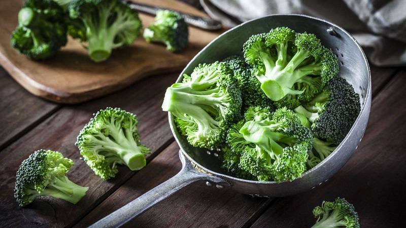 Bông cải xanh có chứa hàm lượng axit folic rất cao